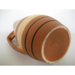 Grote Duitse vintage vaas met handvat
