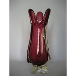Glazen vintage vaas Val St. Lambert