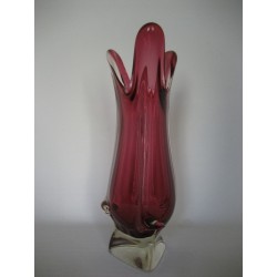 Glazen vintage vaas Val St. Lambert
