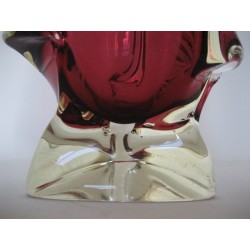 Glazen vintage vaas Val St. Lambert