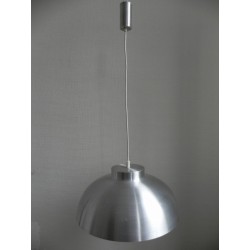 Vintage hanglamp met aluminium kap