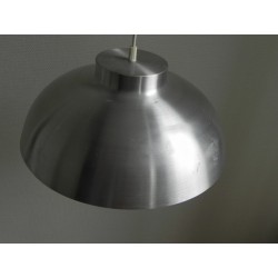 Vintage hanglamp met aluminium kap