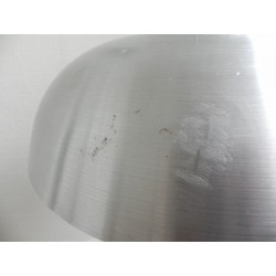 Vintage lamp with aluminum shade, 1970s detail