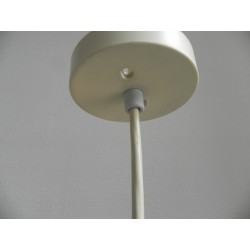 Vintage hanglamp met verchroomde bol, Rotaflex