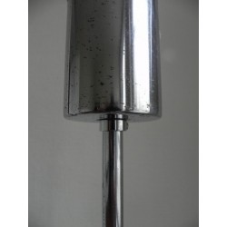 Vintage Sputnik lamp met 9 lichtpunten en 16 verchroomde bollen, hanglamp