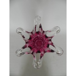 Glazen vintage vaas Prima glas, 39 cm hoog