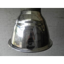 Grote industriële hanglamp, jaren 50 kap
