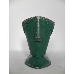 Gietijzeren Art Deco tuinvaas, pot