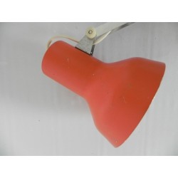 Vintage scharnierlamp, schaarlamp aluminium