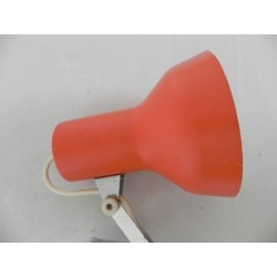 Vintage scharnierlamp, schaarlamp aluminium