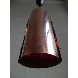 Koperen vintage hanglamp, Philips