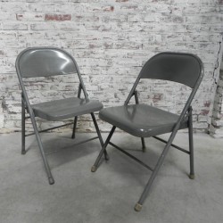 2 industrial steel folding...