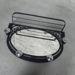 Steel Art Deco coat rack...