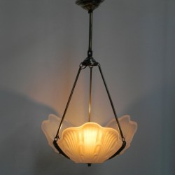 Art Deco hanging lamp with...