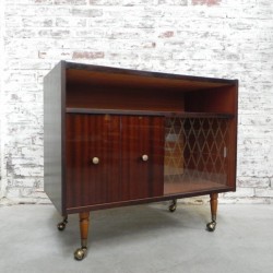 Vintage TV cabinet, stereo...