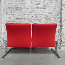 Vintage sofa in the style of the Concorde by Artifort, 1970s back