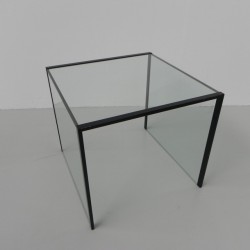 Minimalist glass side table...