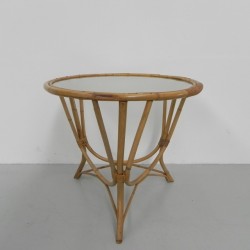 Rattan, bamboo coffee table...