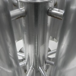 Large vintage hanging lamp with 16 light points, 1960s detail