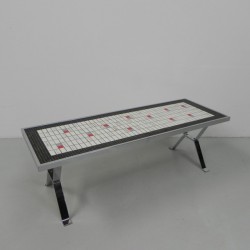 Vintage tile table with...