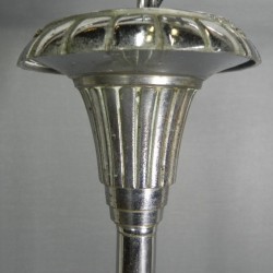 Art Deco hanglamp G. Leleu, jaren 30 armatuur