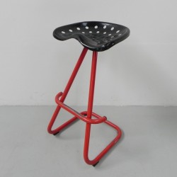 Steel vintage bar stool...
