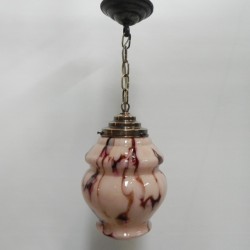 Art Deco hanging lamp with...