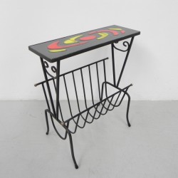 Vintage tile table with...