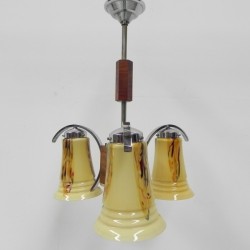 Art Deco hanging lamp with...