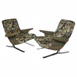 Set of 2 armchairs, model...