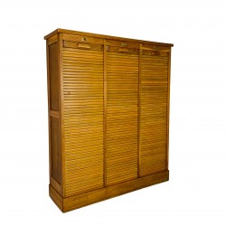 Oak roller shutter cabinet...