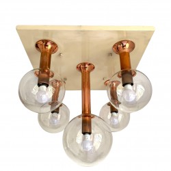 Rare ceiling lamp with 5...