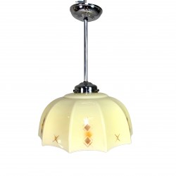 Art Deco pendant lamp with...