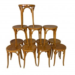 Beech stools in Thonet...