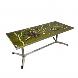 Adri tile table with sea...