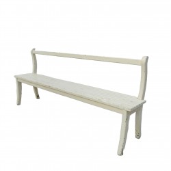 Wooden cafe bench 179 cm long