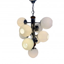 Chrome vintage pendant lamp...