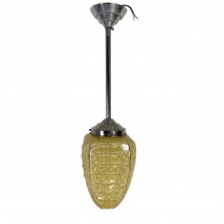 Art Deco hanging lamp with...