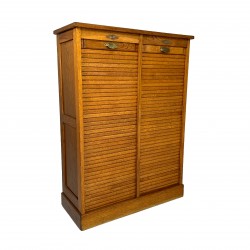 Oak roller shutter box with...