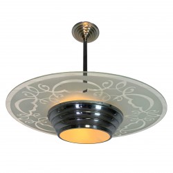 Art Deco pendant lamp with...