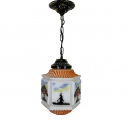 Art Deco pendant lamp with...