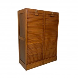 Oak roller shutter box with...