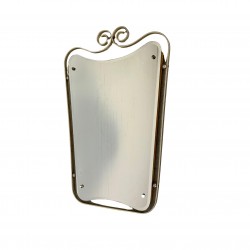 Vintage mirror in aluminum...