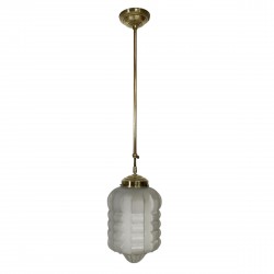 Art Deco hanglamp met mat...