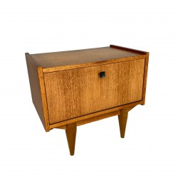 Bedside table with tapered...