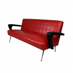 Rockabilly sofa upholstered...