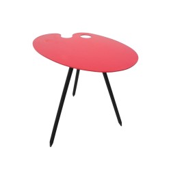 Bijzettafeltje Bois Manu door Lucien de Roeck, schilderspalet, 1958