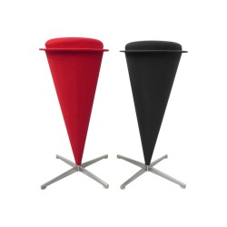 Set van 2 krukken Verner Panton, Cone stools, jaren 60