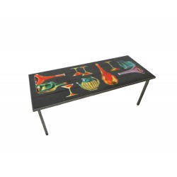 Vintage tile table with 40...