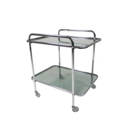 Vintage chromed serving...